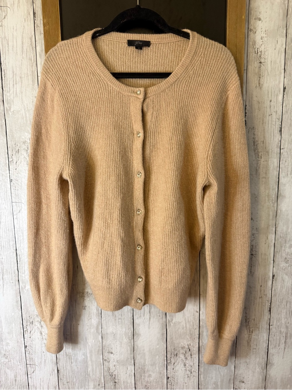 Women’s J Crew M Wool blend button down cardigan